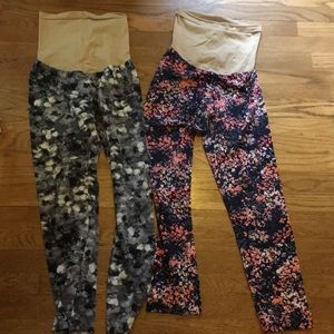 Motherhood Maternity leggings, multicolored, sz L